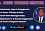 be your telegram admin with 25 active chatters for crypto projects